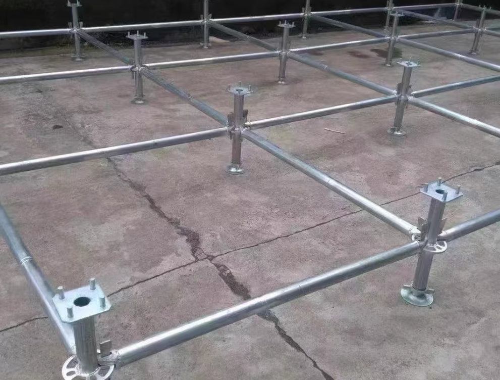Heyulin Steel Stage Accessories Full Set Four-Claw Tray Top Support with Two-Claw Tray Thickened Stage Connection Plate Legs