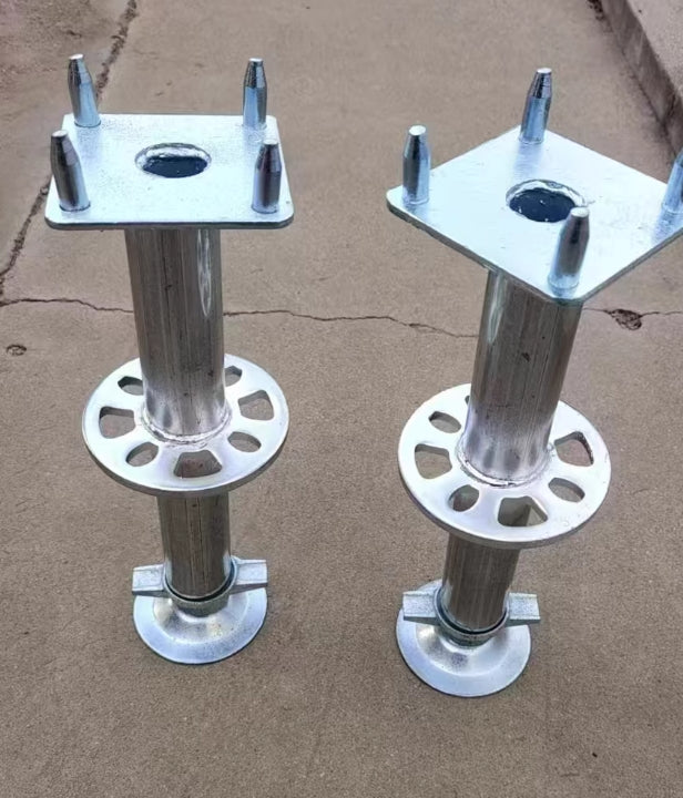 Heyulin Steel Stage Accessories Full Set Four-Claw Tray Top Support with Two-Claw Tray Thickened Stage Connection Plate Legs