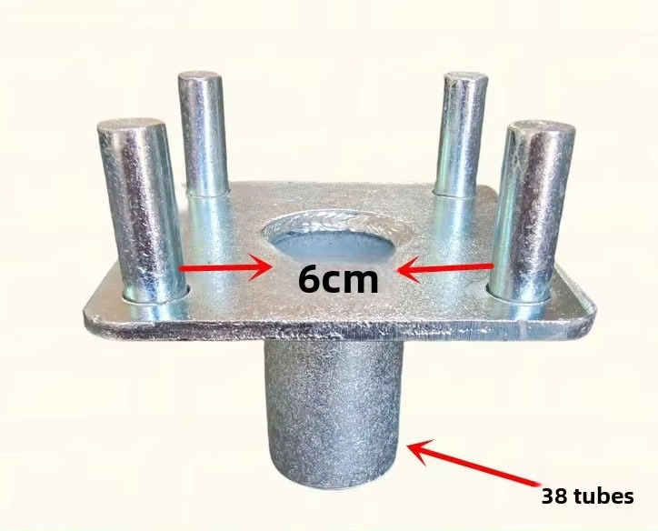 Heyulin Steel Stage Accessories Full Set Four-Claw Tray Top Support with Two-Claw Tray Thickened Stage Connection Plate Legs