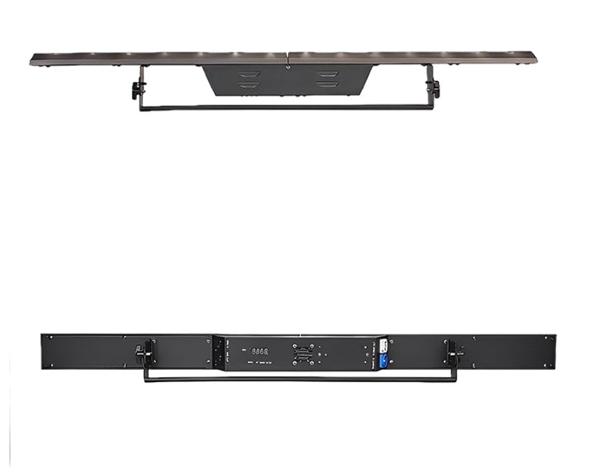 Heyulin 14-Color Chameleon RGBW UV LED Wall Washer Stage Matrix Light for Wedding Bar Dyeing Line Background Projection DMX512