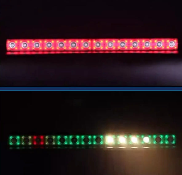 Heyulin 14-Color Chameleon RGBW UV LED Wall Washer Stage Matrix Light for Wedding Bar Dyeing Line Background Projection DMX512
