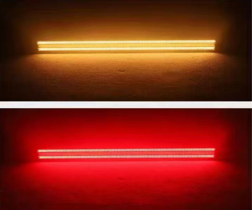 Heyulin 720pcs LED Full-Color 48+24 Segmented Strobe Lights for Long Live Broadcast for Enhancing DJ Bar Ambiance Horse Racing