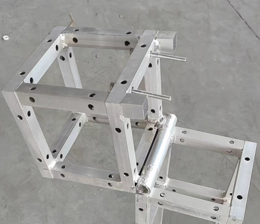 Heyulin Custom 20 Square Set of Aluminum Alloy Truss Reverse Head Base Manual Lifting Equipment Lighting Stand Accessories