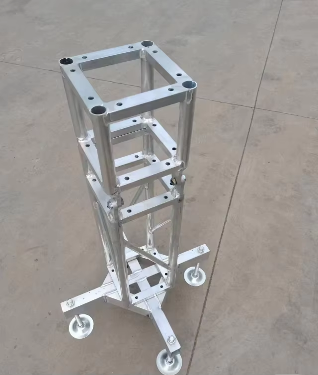 Heyulin Custom 20 Square Set of Aluminum Alloy Truss Reverse Head Base Manual Lifting Equipment Lighting Stand Accessories