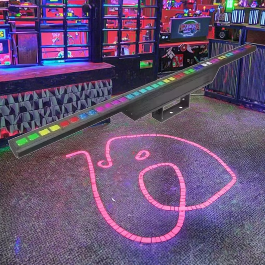 Heyulin 36 LED RGBW DMX512 Strip Light - Stage Wall Washer, Pixel Curtain, Ambient Light, Programmable LED Bar Events Nightclub