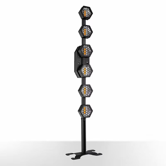 Heyulin 6 pcs vintage retro lighting for nightclub stage event concert bar