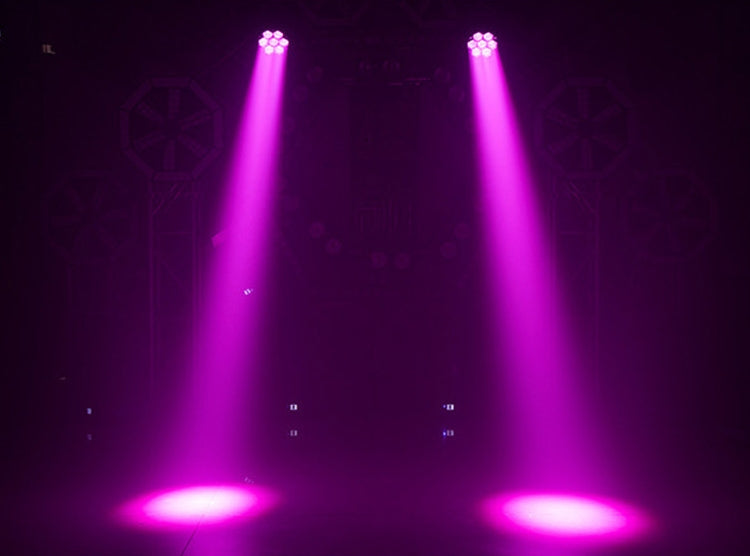 7x40W Bee Eye Focusable RGBW Color Moving Head Light DMX512 Control for Wedding Performance Stage Nightclub Lighting Heyulin