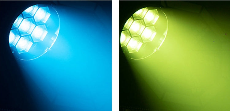 7x40W Bee Eye Focusable RGBW Color Moving Head Light DMX512 Control for Wedding Performance Stage Nightclub Lighting Heyulin