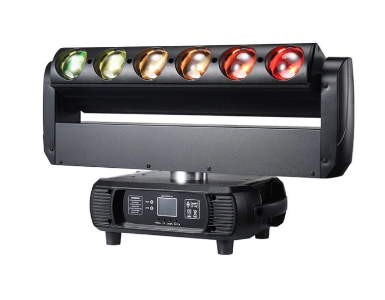 Double-Sided LED Strobe Light Bar RGBW Atmosphere Stage Lighting 500w Power Aluminum Lamp Body Rotating for Moving Head Beam