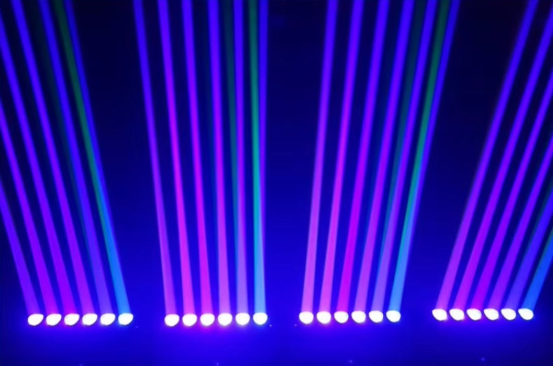 Double-Sided LED Strobe Light Bar RGBW Atmosphere Stage Lighting 500w Power Aluminum Lamp Body Rotating for Moving Head Beam