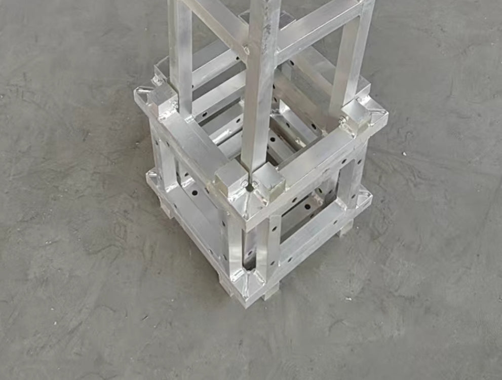 Heyulin Custom 20 Square Set of Aluminum Alloy Truss Reverse Head Base Manual Lifting Equipment Lighting Stand Accessories