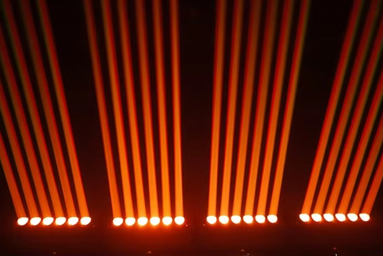 Double-Sided LED Strobe Light Bar RGBW Atmosphere Stage Lighting 500w Power Aluminum Lamp Body Rotating for Moving Head Beam