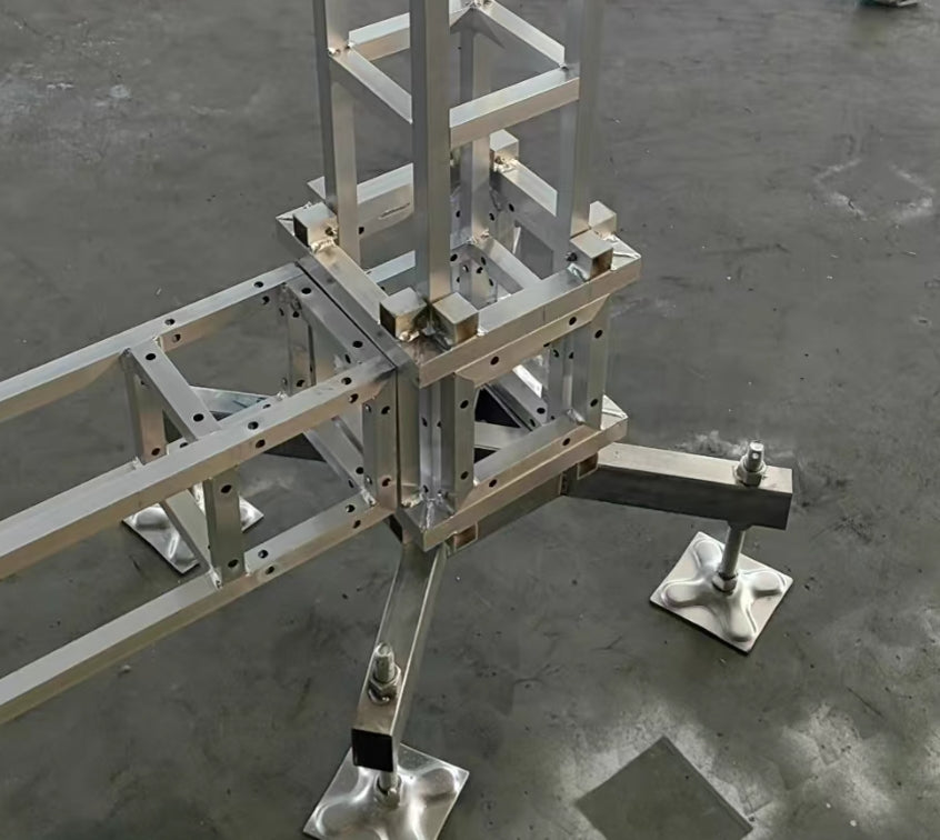 Heyulin Custom 20 Square Set of Aluminum Alloy Truss Reverse Head Base Manual Lifting Equipment Lighting Stand Accessories