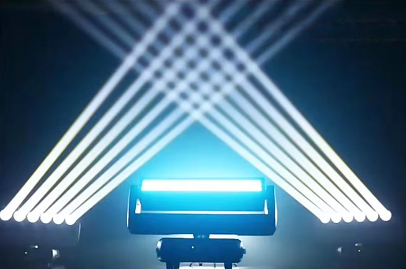 Double-Sided LED Strobe Light Bar RGBW Atmosphere Stage Lighting 500w Power Aluminum Lamp Body Rotating for Moving Head Beam