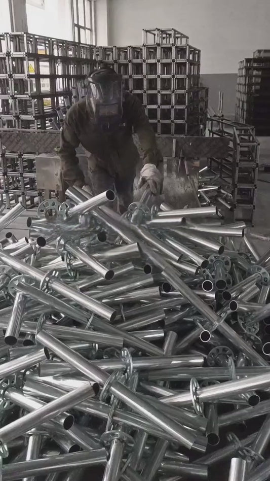 Heyulin Steel Stage Legs Column - Heavy Duty Adjustable Truss Support Event & Concert Quick Assembly Stage Accessories